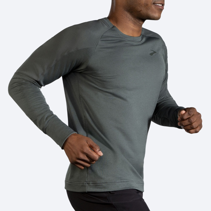 بلوز دویدن ترمال مردانه بروکس مدل Brooks notch thermal long sleeve