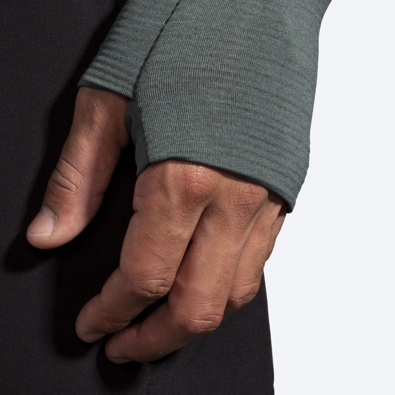 بلوز دویدن ترمال مردانه بروکس مدل Brooks notch thermal long sleeve
